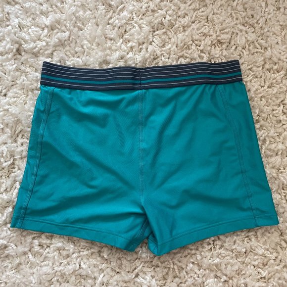 Under Armour Women's Spandex Shorts in Teal, Size M - Picture 4 of 4